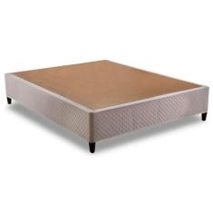 Imagem de Cama Box Base Casal ClickBox Bordado White (138x188x28) - Herval