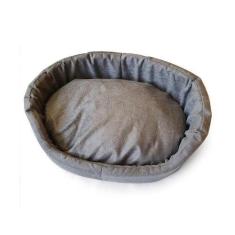 Imagem de Cama São Benedito Pet Europa Luxo Sued Cinza Para Cães - Tamanho 5
