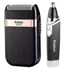 Imagem de Kit Aparelho P/ Cortar Pelos Do Nariz + Barbeador Profissional Shaver