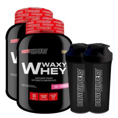 Imagem de KIT - 2x Whey Protein Waxy Whey 2kg + 2x Coqueteleira - Bodybuilders-Unissex