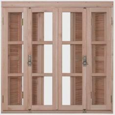 Imagem de Janela de Madeira Veneziana 120x180cm Pantográfica ewk 376 Rondosul