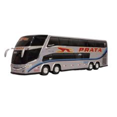 Imagem de Carrinho Ônibus Miniatura Prata 1800 Dd
