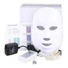 Imagem de Máscara Led 7 Cores Estética Facial Tratamento Fototerapia