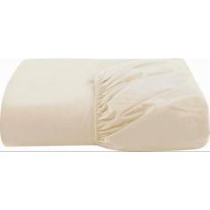 Imagem de Lençol Queen Com Elástico Avulso Percal 200 Fios Palha - Casa Home