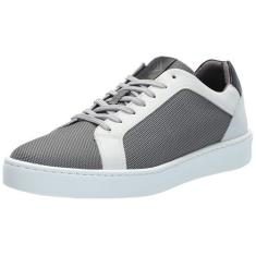 Imagem de Donald Pliner Tênis masculino moderno de nylon Archie, Cinza escuro, 42