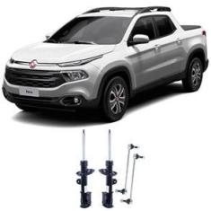 Imagem de Amortecedor + Bieleta Fiat Toro Dianteira 2016 Até 2020 O Par