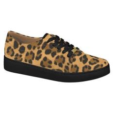Imagem de Tênis Feminino Onça Oncinha Animal Print Vizzano 1214.205 Com Cadarço