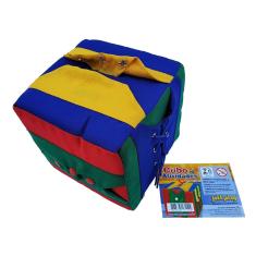 Brinquedo Educativo Blocos de Montar Cubos Junior 60 Peças - Carimbras -  Brinquedos de Montar e Desmontar - Magazine Luiza
