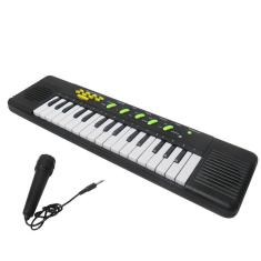 Imagem de Piano Teclado Brinquedo Infantil Microfone Karaoke Musica