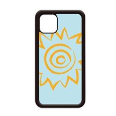 Imagem de Pintura à mão amarela do sol para iPhone 12 Pro Max Capa para Apple Mini Mobile Case Shell