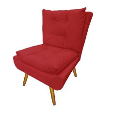 Imagem de Poltrona Decorativa Estofada Recepção Consultório Clínica Karen Corano  - DL Decor