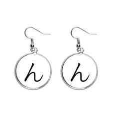 Imagem de Brinco de prata com pingente de personagem japonês Hiragana joia feminina