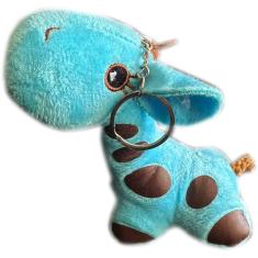 Imagem de Girafa De Pelúcia Chaveiro Para Bolsas Mochilas Estojo 11cm