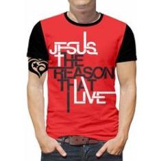 Imagem de Camiseta Jesus Gospel criativa Masculina Evangélicas RoupasV