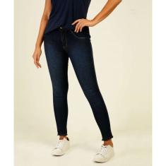 Imagem de Calça Jeans Feminina Skinny Barra Desfiada Biotipo