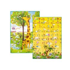 Imagem de Tapete Infantil Dupla Face abc e Girafa 180 x 120 cm Ibimboo