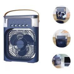 Imagem de Ventilador Portátil Com Iluminação Umidificador Climatizador Ventilado