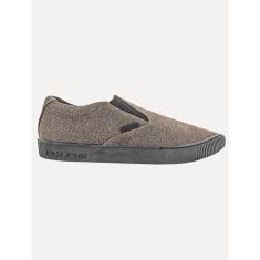 Imagem de Tênis John John Masculino Slip On Miami Canvas Marrom Escuro Mescla-Masculino