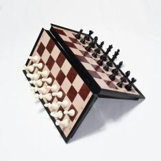 Imagem de Tabuleiro de xadrez Jogo de mesa magnético de xadrez 25cm x 25cm