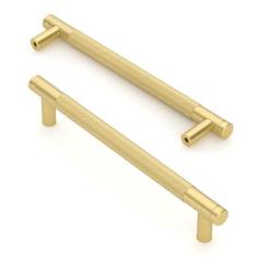 Imagem de Asidrama Pacote com 10 puxadores de armário de cozinha dourados escovados de 6,3 polegadas (160 mm), puxadores de armário de cozinha para puxadores de gaveta de armário