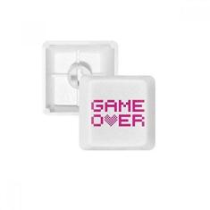 Imagem de Pink Game Over Pixel Teclado Mecânico PBT Kit de Atualização para Jogos