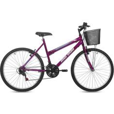 Bicicleta mormaii fullsion aro 26 branco rosa - mormaiishop - mobile