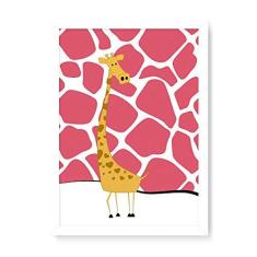 Imagem de Arte Maníacos Quadro Decorativo Girafinha - 23x16,25cm (Moldura em laca )