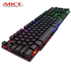 Imagem de Kit Gamer Teclado Mouse Led Keyboard Multimidia iMICE KM-680