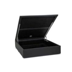 Imagem de Cama Box Baú Casal Suede Cinza - 39x138x188 - Lordcolchoes