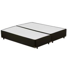 Imagem de Cama Box Bipartido Queen Size Corano Preto Universal - 158X198 - Cosmo