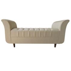 Imagem de Recamier Com Braço Bege Linho King 180 - RBL