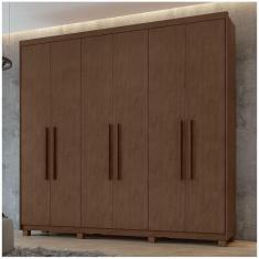 Imagem de Guarda Roupa Casal 06 Portas 05 Gavetas Áries Lopas