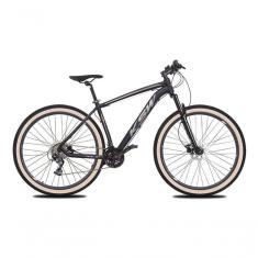 Imagem de Bicicleta Aro 29 Ksw Xlt 27v Freio Hidráulico K7 Garfo Trava Pneu Faixa - Preto/prata Tam.21