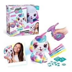 Imagem de Cachorrinho Puppy Pelucia Para Pintar Airbrush Plush Style 4Ever  Fun