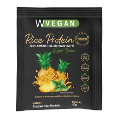 Imagem de Rice Protein Premium 50G Sache Sabor Abacaxi Com Hortela Wvegan Vegano