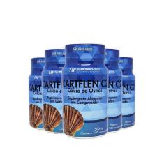 Imagem de 5X Cartflen C2 Calcio De Ostras 180 Cps Hf Suplementos - Hf Suplements