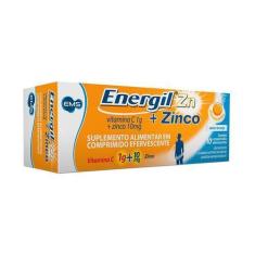 Imagem de Energil Zn + Zinco + Vitamina C 10 Comprimidos Efervescentes
