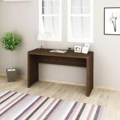 Imagem de Mesa 127X46cm Escrivaninha Escritório Home Office Nogal - Tecno Mobili
