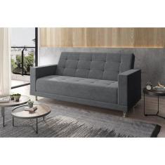 Imagem de Sofá Cama 218cm 3 Lugares Mônaco Móveis Digital