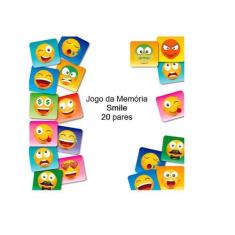 Imagem de Jogo Da Memoria Smile Com 20 Pares De Cartas Ilustrada - Pais E Filhos