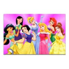 Imagem de Quebra Cabeça Princesas Disney Personalizado 60 Peças - Pomps Geek