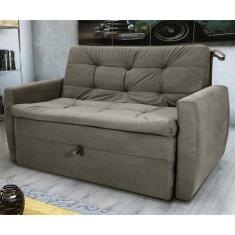 Imagem de Sofá Cama 2 Lugares Piers Veludo Turkey Marrom