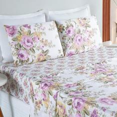 Imagem de Jogo De Lençol Casal Padrão Essencial 4 Peças - Aurora