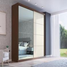 Imagem de Guarda Roupa Casal 2 Portas 4 Gavetas Mdf Star Mambel
