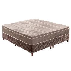 Imagem de Conjunto Box King: Colchão Anatômico Paropas D33/ Confort Ultra Firme + Base CRC Fantasy Brown(193x203)