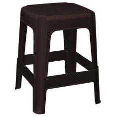 Imagem de Banqueta Plastica Monobloco Icarai Preta - Tramontina