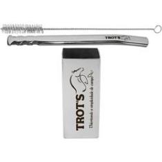 Imagem de Kit Copo De Tereré Inox Quadrado + Bomba De Tereré Chata