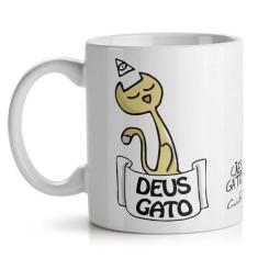 Imagem de Caneca Usq Cães E Gatos Deus Gato - Yaay