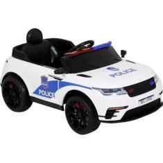 Imagem de Mini Carro Elétrico Bel Brink  R/C Drift Polícia Branco 12V 3+ 936301