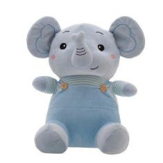 Imagem de Elefante Pelúcia Fran  Azul Zip Toys